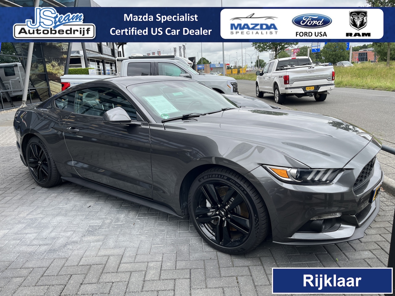Ford Mustang Fastback - USA 2.3 EcoBoost 317PK Custom + Black Pack - AutoWereld.nl