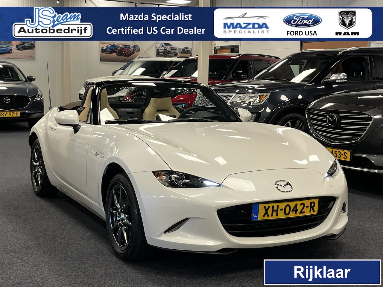 Mazda MX-5 - ND Roadster 1.5 SkyActiv-G 132PK Chairo Limited Bose Leder PDC Apple CarPlay - AutoWereld.nl