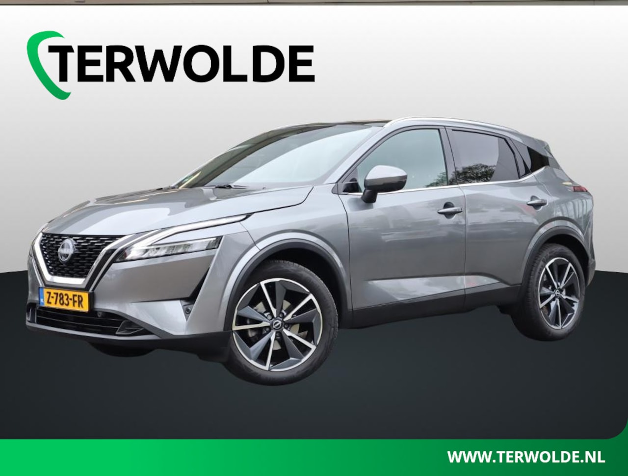 Nissan Qashqai - 1.3 MHEV Tekna | Panoramadak | Head-Up | Stoel-, stuur- en voorruitverw. | - AutoWereld.nl