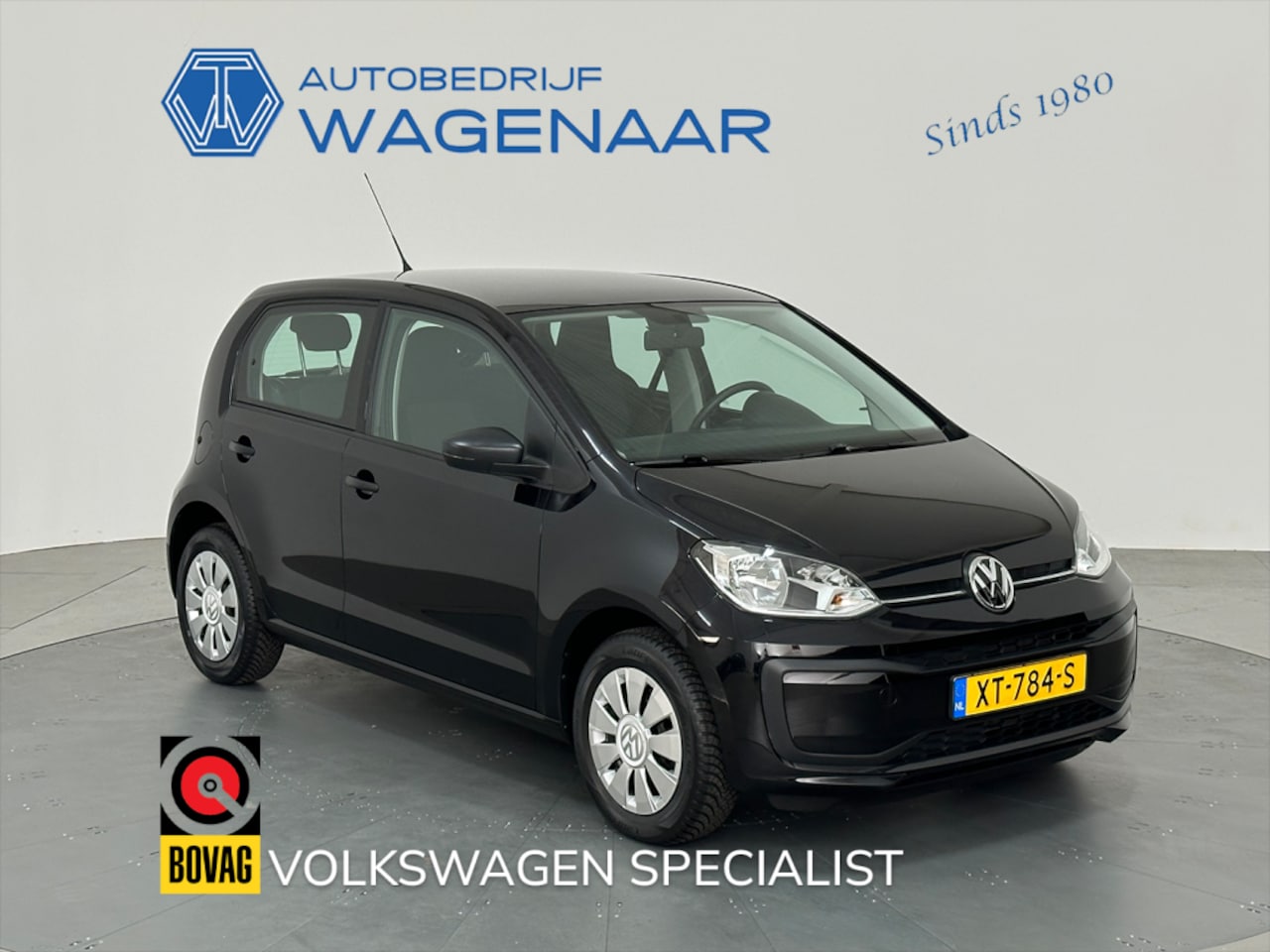 Volkswagen Up! - 1.0 BMT UP! 5DRS AIRCO ZWART MET. - AutoWereld.nl