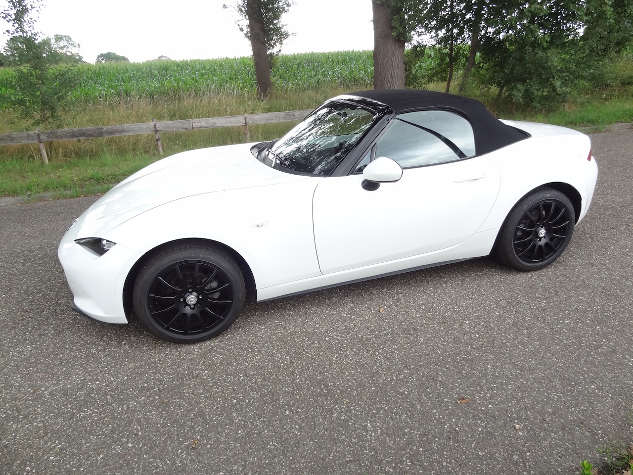 Mazda MX-5 - 1.5 SkyActiv-G 131 TS 28851 km Edition velgen Apple Carplay Navi nwe Apk Metalic Wit