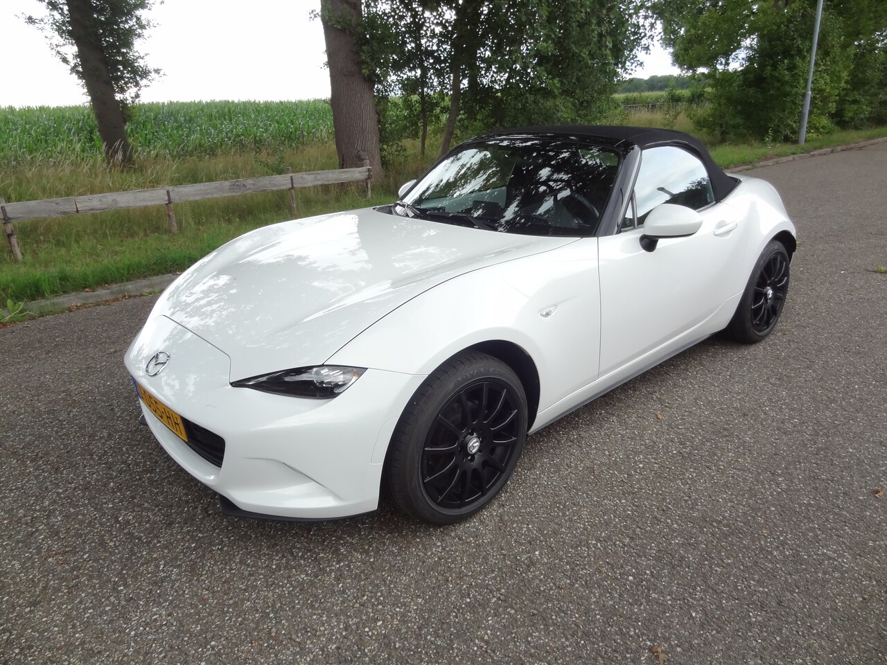 Mazda MX-5 - 1.5 SkyActiv-G 131 TS 28851 km Edition velgen Apple Carplay Navi nwe Apk Metalic Wit