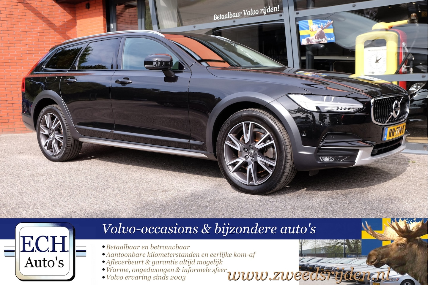 Volvo V90 Cross Country - D5 240 pk AWD Aut. Polestar, Leer, Apple CarPlay, Adaptieve CC - AutoWereld.nl