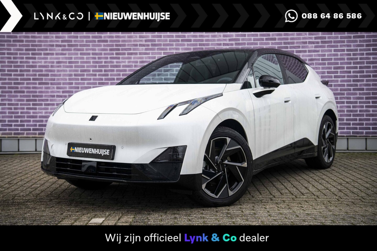 Lynk & Co 02 - More 66 kWh | UIT VOORRAAD LEVERBAAR  | CRYSTAL WHITE - AutoWereld.nl