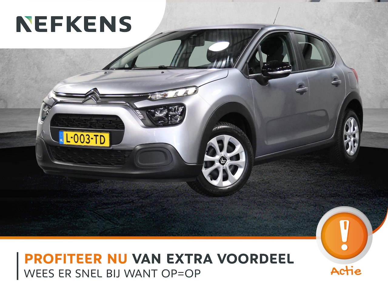 Citroën C3 - 1.2 85PK Live | Airco | Cruise Control | Bluetooth | LED | Lederen Stuurwiel | Isofix | Al - AutoWereld.nl