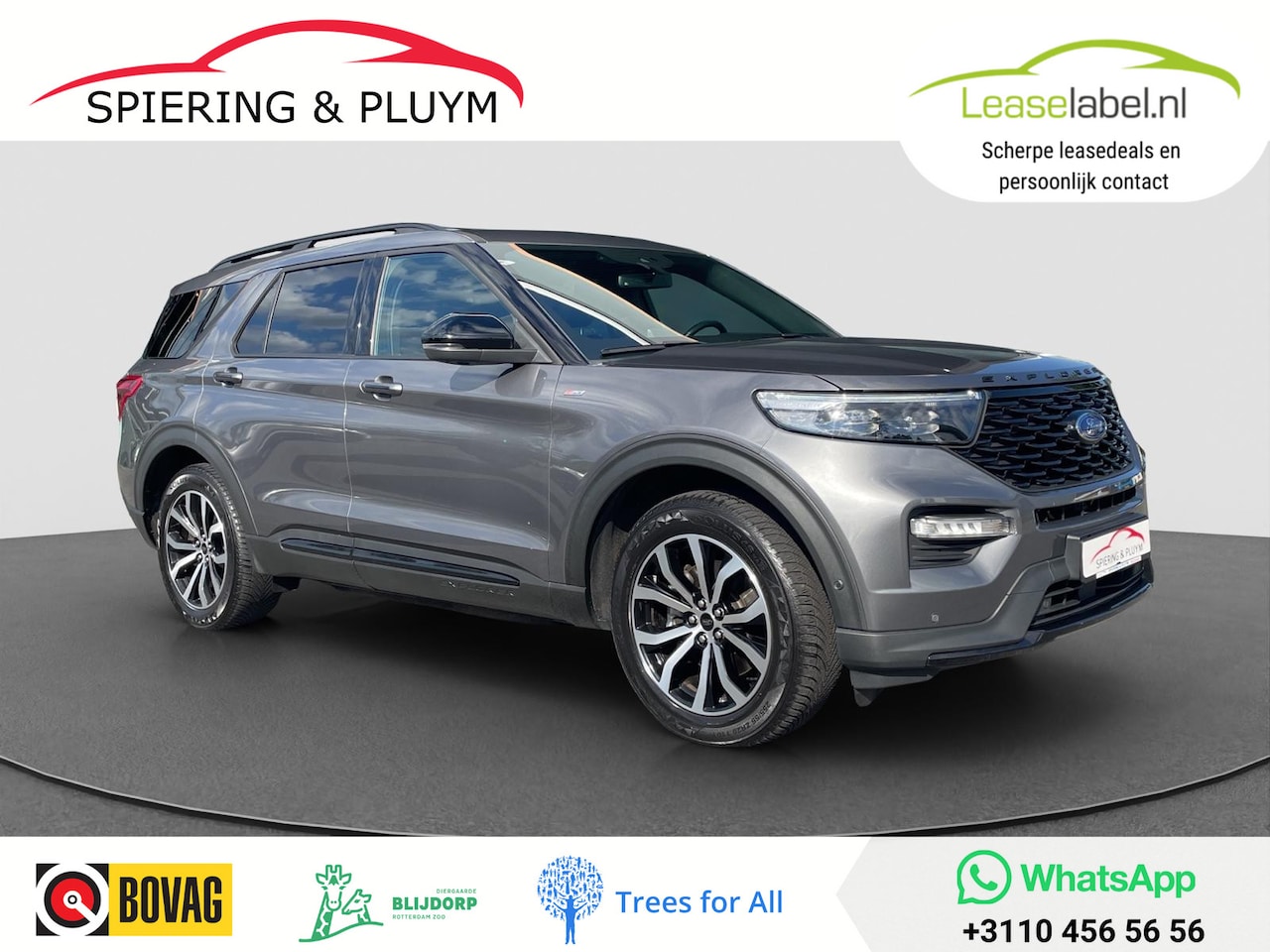 Ford Explorer - 3.0 V6 EcoBoost PHEV ST-Line | Pano | B&O | 360 camera - AutoWereld.nl