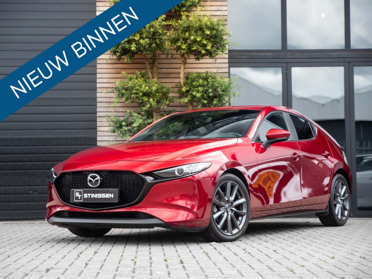 Mazda 3 - 2.0 e-SkyActiv-G M Hybrid 122 Luxury ACC Leer Memory - AutoWereld.nl
