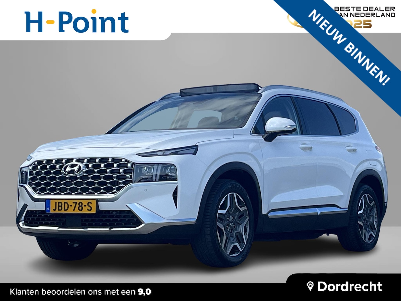 Hyundai Santa Fe - 1.6 T-GDI PHEV Premium Plus Sky 7p. | Fabrieksgarantie 07-2029 | Panorama schuifkanteldak - AutoWereld.nl