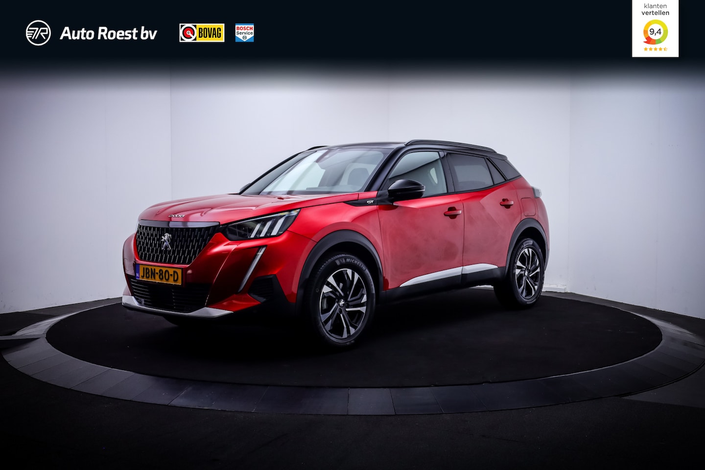 Peugeot 2008 - 1.2T Aut. GT-LINE FULL LED | 360 CAM | STOELVERW | CARPLAY | NAVI | ELEK STOEL+MASSAGE | H - AutoWereld.nl