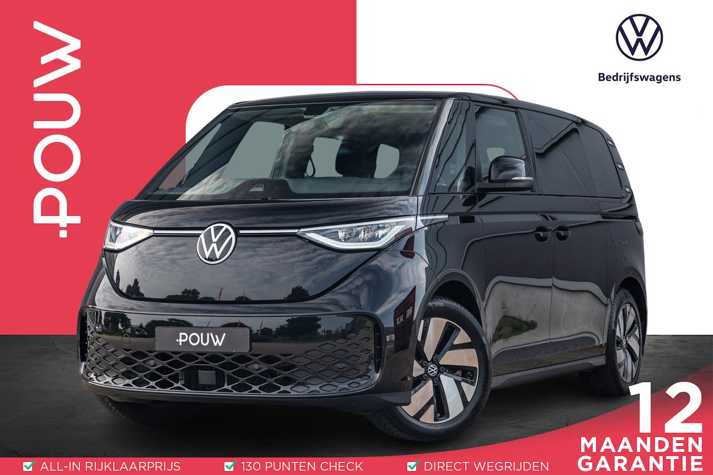 Volkswagen ID. Buzz - 204pk 1st Max 77kWh Automaat App connect | Allseason | Camera - AutoWereld.nl