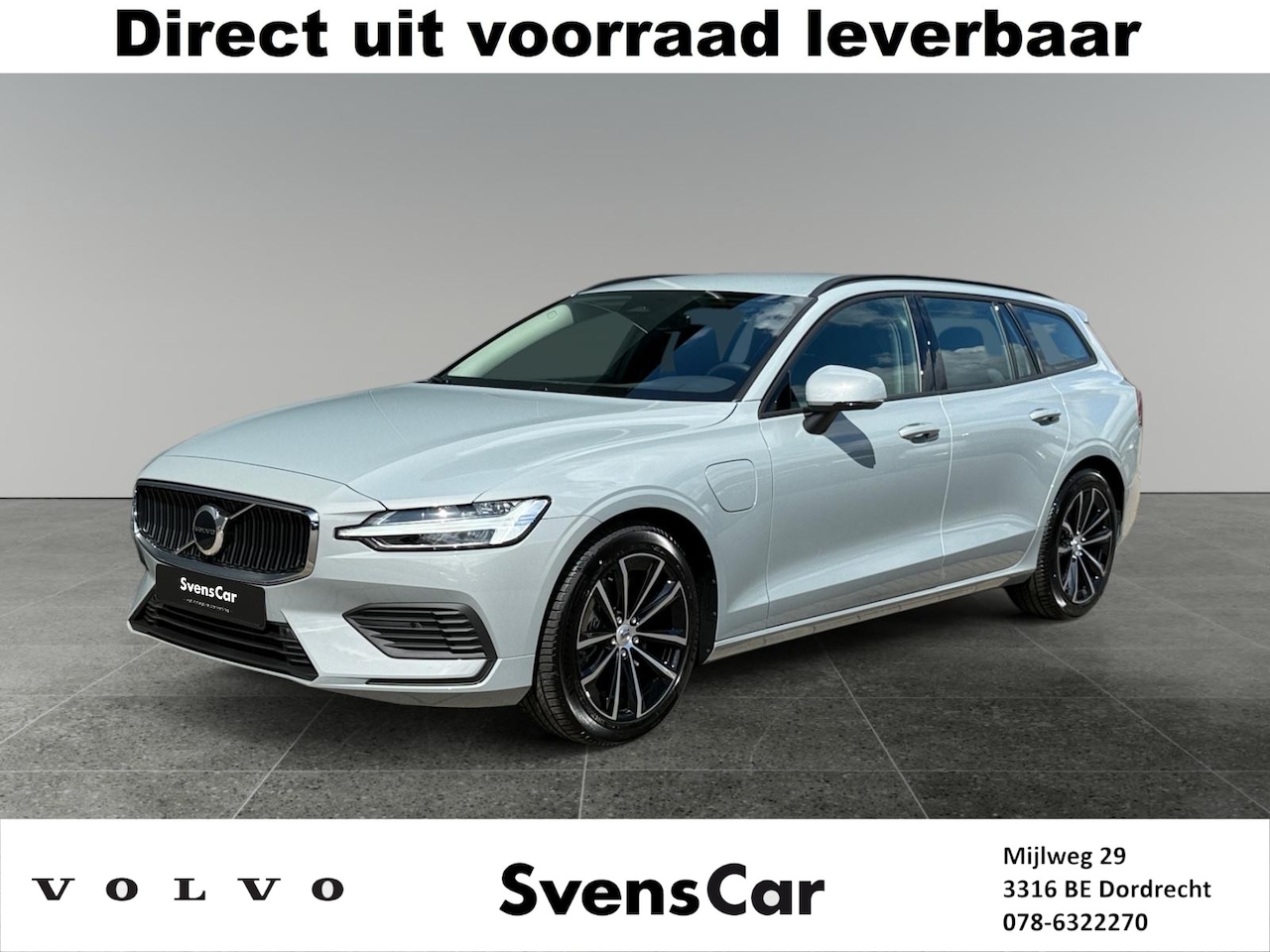Volvo V60 - 2.0 T6 Plug-in hybrid AWD Essential | Stoel- en stuurwiel verwarming | Dode hoek detectie - AutoWereld.nl