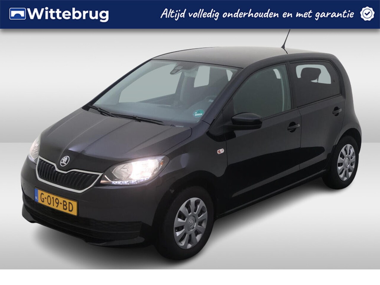 Skoda Citigo - 1.0 Greentech 60pk Ambition / Luxe Interieur / Parkeersensoren Achter / Airco - AutoWereld.nl