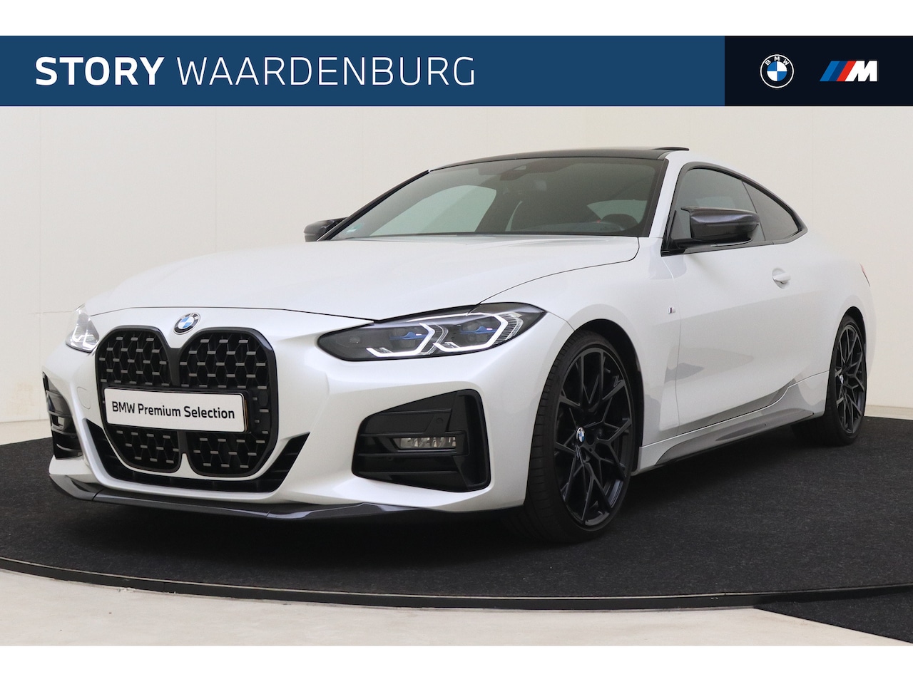 BMW 4-serie Coupé - 430i High Executive M Sport Automaat / Schuif-Kanteldak / Laserlight /  Comfort Access / L - AutoWereld.nl
