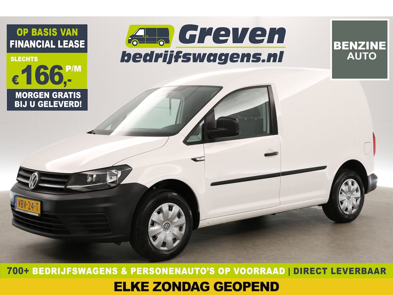 Volkswagen Caddy - 1.2 TSI L1H1 BMT | Benzine | EMISSIEVRIJE ZONE | Cruise Bluetooth Schuifdeur Achterklep El - AutoWereld.nl