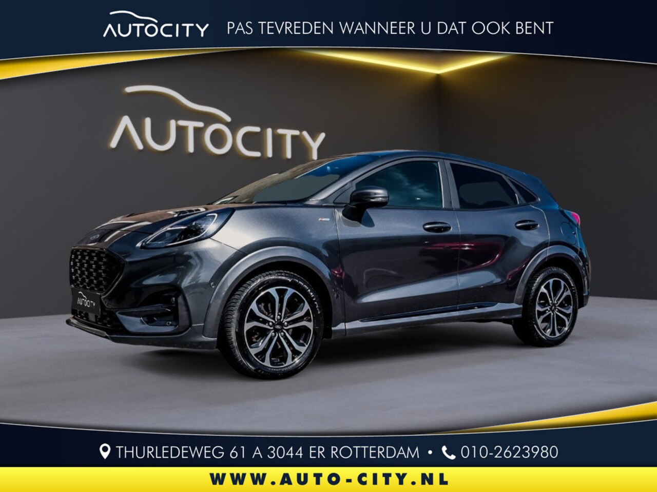 Ford Puma - 1.0 EB Hyb ST-Line X | WINTERPAKKET | ADAPTIVE | CAMERA - AutoWereld.nl