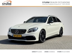 Mercedes-Benz C-klasse Estate - AMG 63 | Burmester | Geheugenstoelen | Sportuitlaat | Designo Kleur | Kruisspaak Velgen |