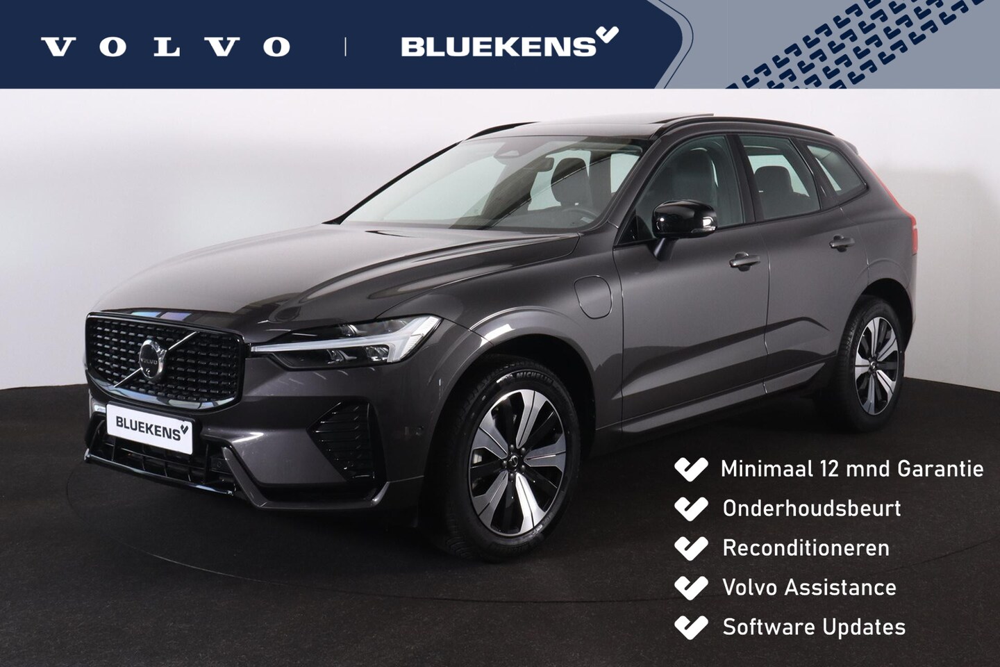 Volvo XC60 - T6 Recharge AWD Plus Dark - Panorama/schuifdak - IntelliSafe Assist & Surround - 360º Came - AutoWereld.nl