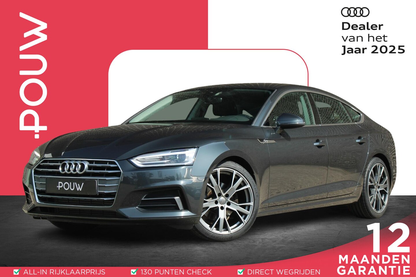 Audi A5 Sportback - 2.0 TFSI 190pk S-tronic MHEV Sport | Virtual Cockpit | Verwarmbare Voorstoelen | 19" Velge - AutoWereld.nl