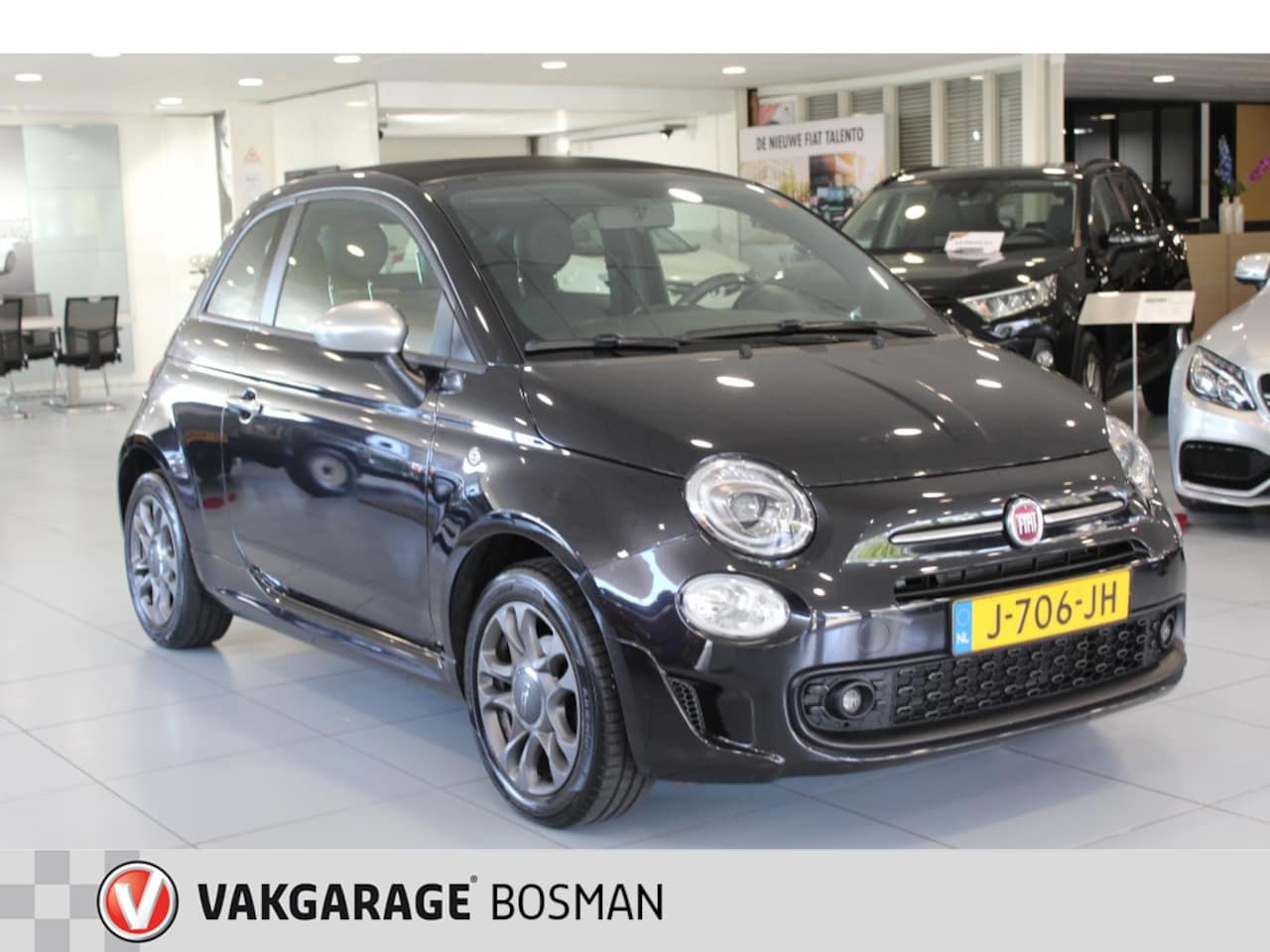 Fiat 500 C - 1.0 Hybrid Rockstar/Cabrio/Carplay/Cruise - AutoWereld.nl