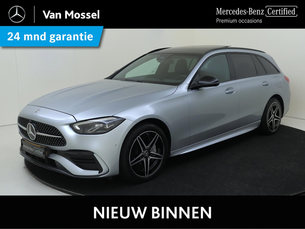 Mercedes-Benz C-klasse Estate - 300 e AMG Line / Panoramadak/ Night/ El. Trekhaak - AutoWereld.nl