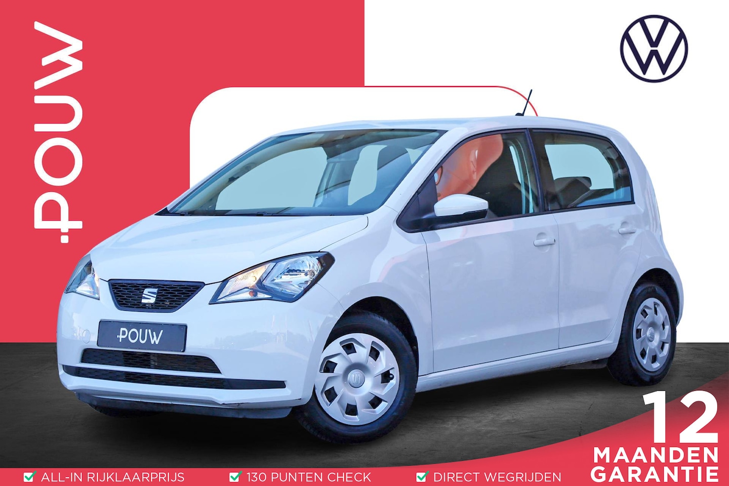 SEAT Mii Electric - 83pk | DAB+ | Cruise Control | Parkeersensoren Achter - AutoWereld.nl