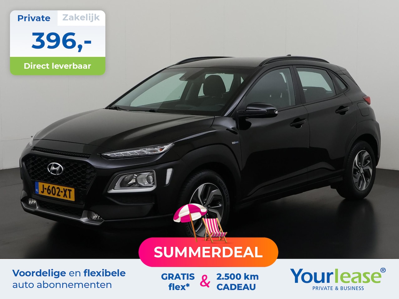 Hyundai Kona - 1.6 GDI HEV Comfort | All-in 396,- Private Lease | - AutoWereld.nl