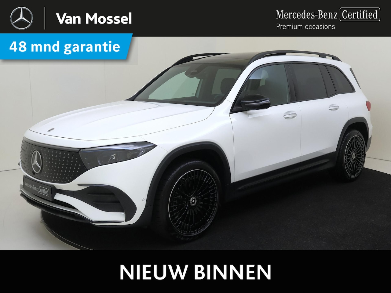 Mercedes-Benz EQB - 300 4MATIC AMG Line 67 kWh / Panoramadak/ Night/ 20 inch/ Leder - AutoWereld.nl