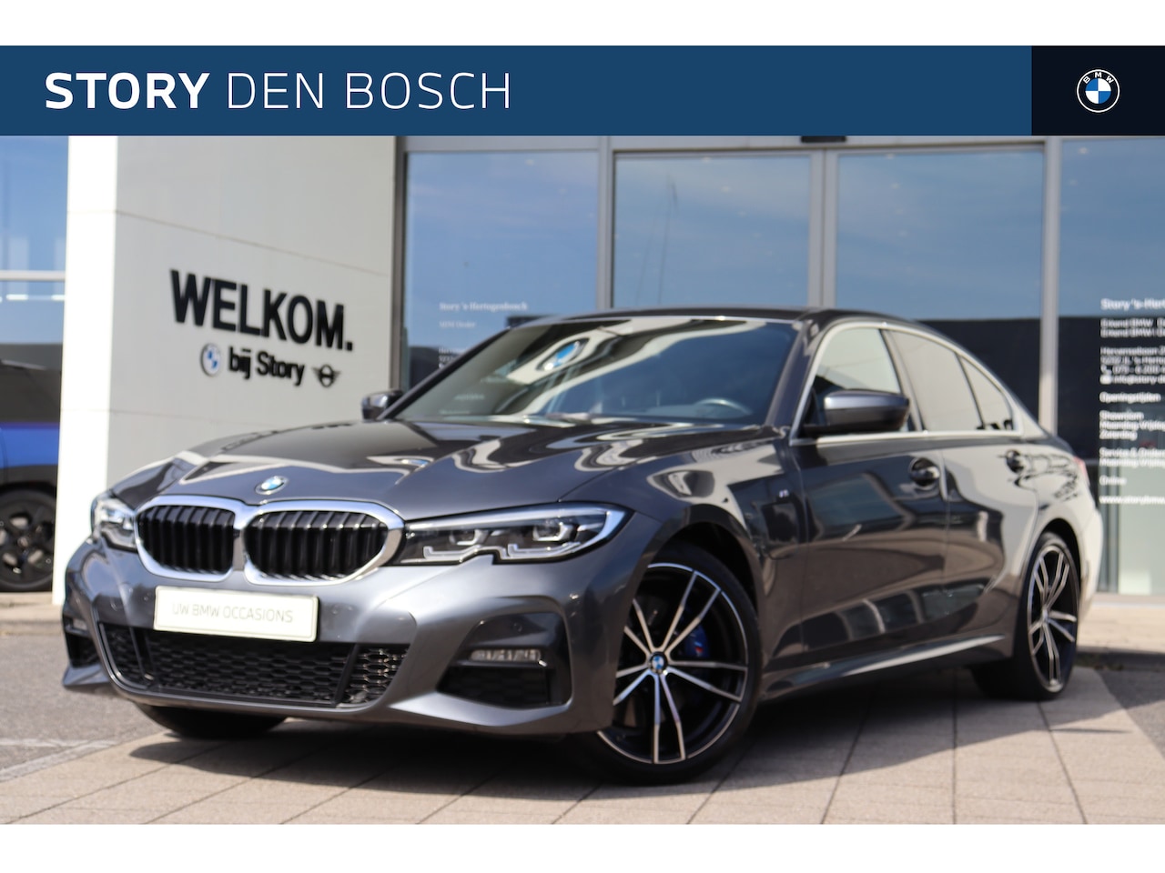 BMW 3-serie - 330e eDrive High Executive M Sport Automaat / Sportstoelen / Achteruitrijcamera / LED / He - AutoWereld.nl