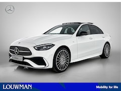 Mercedes-Benz C-klasse - 300 e Business Solution AMG | Trekhaak | Nightpakket | Parkeerpakket met 360°-camera | Mem