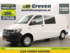 Volkswagen Transporter - 2.0 TDI L2H1 | Dubbele Cabine | 6 Persoons | Airco Cruise Carplay Navigatie Elektrpakket