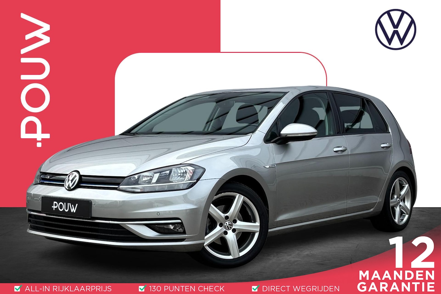 Volkswagen Golf - 1.5 TSI 130pk DSG Comfortline Business | Ergonomische Stoel | Trekhaak | Navigatie - AutoWereld.nl