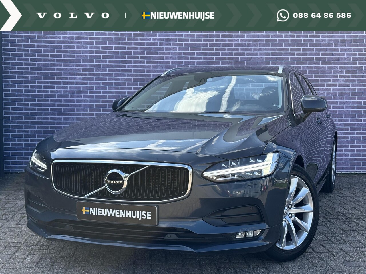Volvo V90 - 2.0 T4 Momentum | Nieuw Binnen | Trekhaak | Adaptieve cruise controle | Blis | Memory | Zi - AutoWereld.nl
