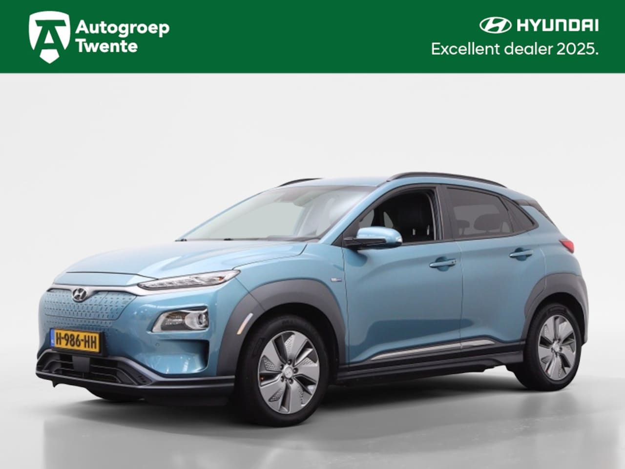 Hyundai Kona Electric - EV Premium 64 kWh | Airco | Navigatie | Stoel Verwarming | - AutoWereld.nl