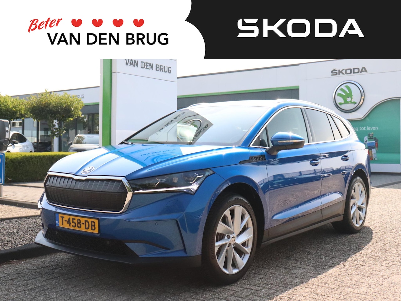 Skoda Enyaq iV - 80 | Adaptieve cruise control | LED Matrix koplampen | 20" lichtmetalen velgen | Achteruit - AutoWereld.nl