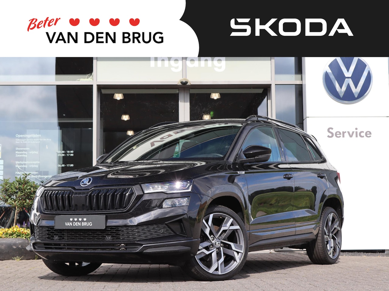 Skoda Karoq - 1.5 TSI 150 pk DSG ACT Sportline Business | Zwenkbare Trekhaak | LED | Navigatie | Camera - AutoWereld.nl