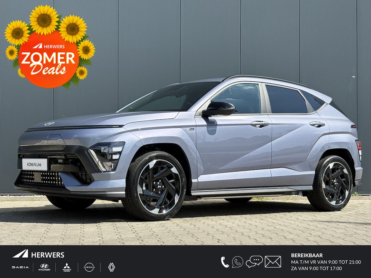 Hyundai Kona Electric - N Line Business 64,8 MY 26 / €500 Voordeel / Dodehoekdetectie / Warmtepomp / 19 Inch / Sne - AutoWereld.nl