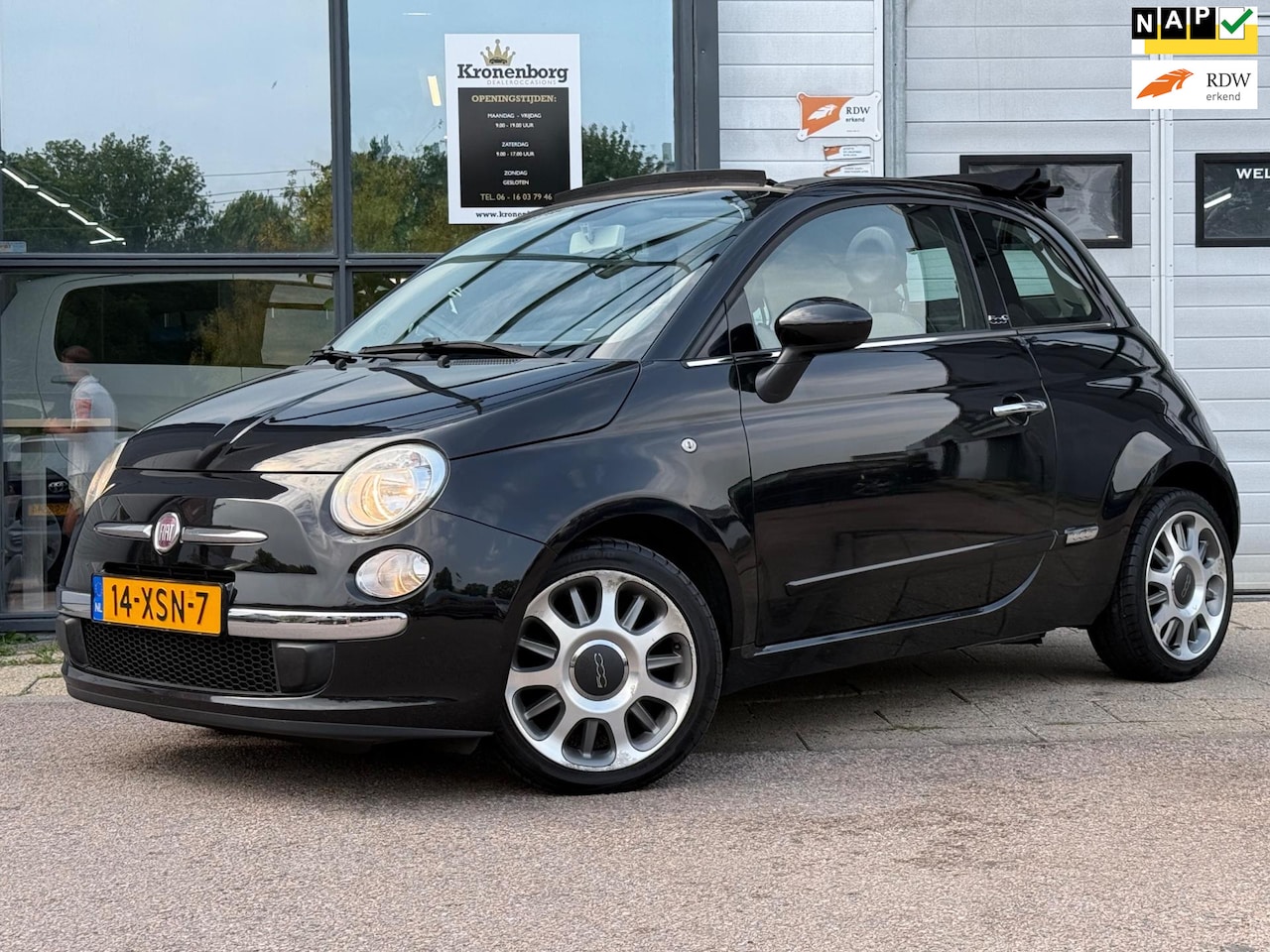 Fiat 500 C - 0.9 TwinAir Lounge 0.9 TwinAir Lounge, CABRIO, NAP, APK - AutoWereld.nl