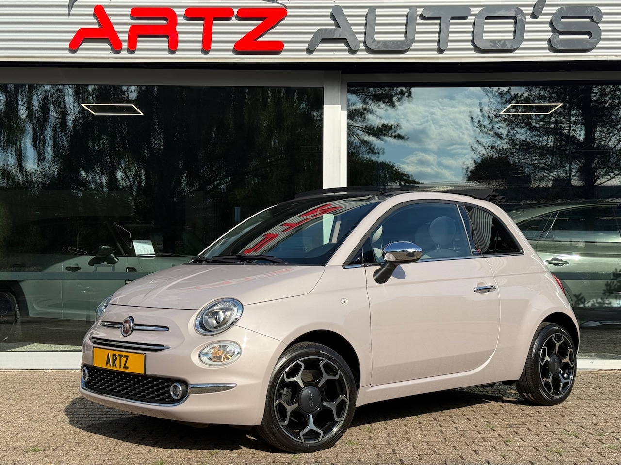 Fiat 500 C - Star Cabrio 1.2 Star Powder Pink - AutoWereld.nl