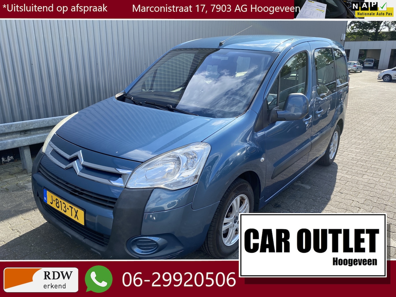 Citroën Berlingo - 1.6 VTi Cinqspace met Airco, Lichtmetaal & Nieuwe APK – Inruil Mogelijk – - AutoWereld.nl