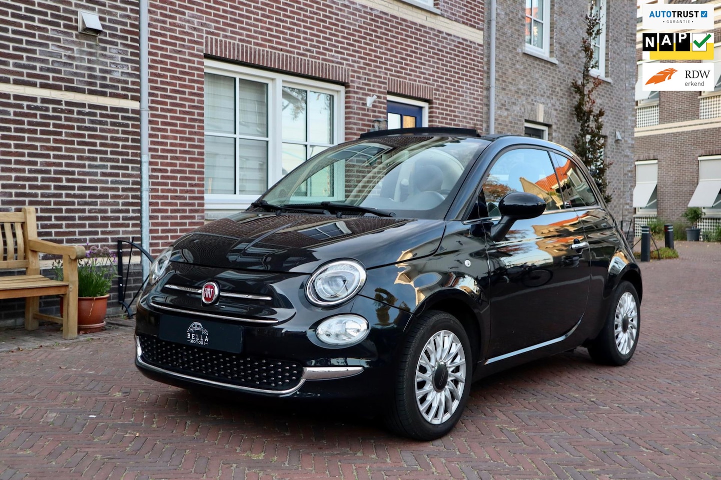 Fiat 500 C - 0.9 TwinAir Lounge | Cabrio | Uconnect 5” touchscreen | Lichtmetalen velgen | Chrome-pakke - AutoWereld.nl