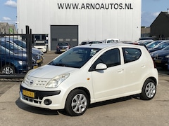 Nissan Pixo - 1.0 Acenta 5-DEURS, PARELMOER WIT, APK TOT 01-08-26, STUURBEKRACHTIGING, ELEK-RAMEN, RADIO