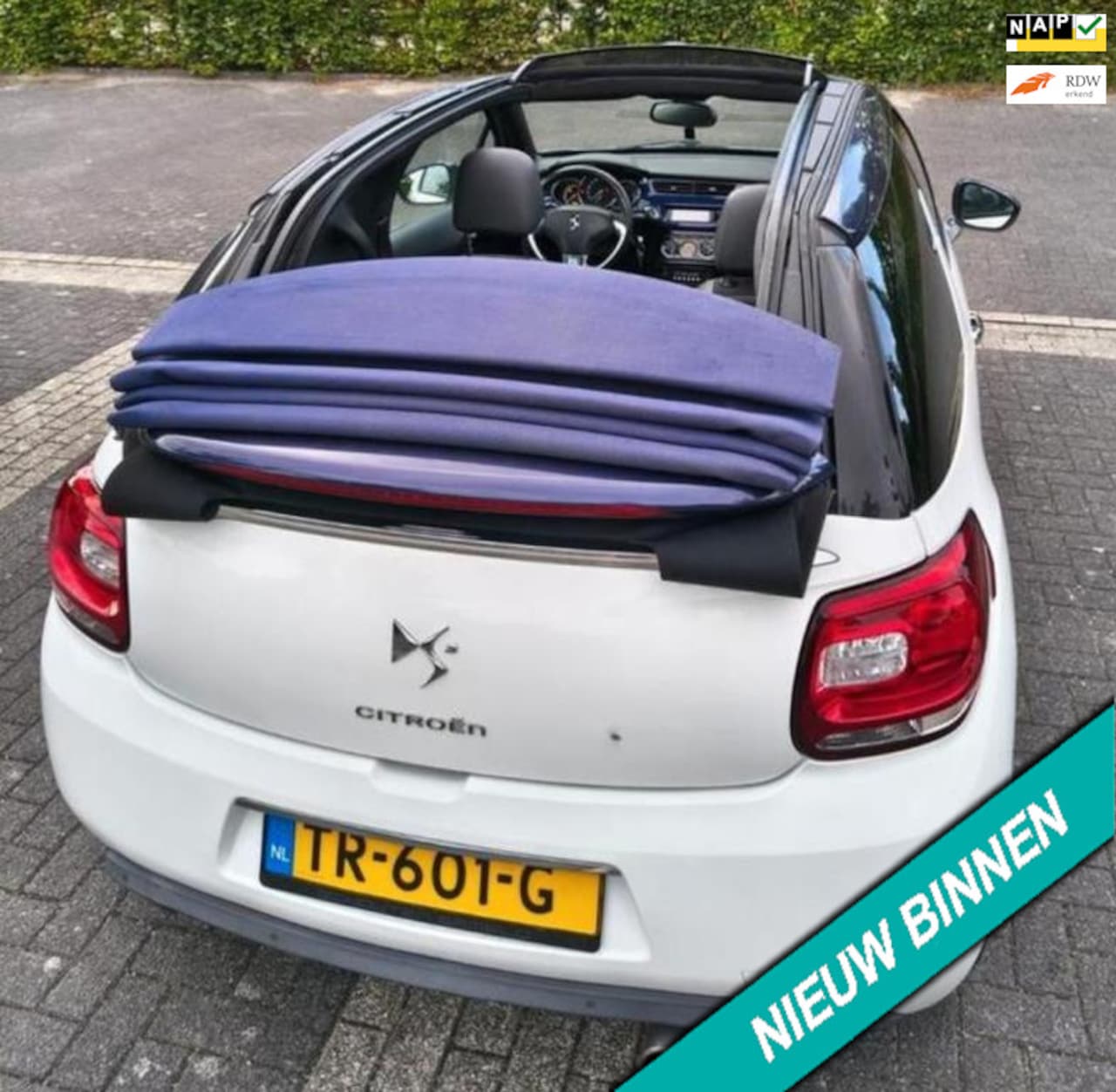 Citroën DS3 Cabrio - 1.2 VTi Chic 1.2 VTi Chic - AutoWereld.nl