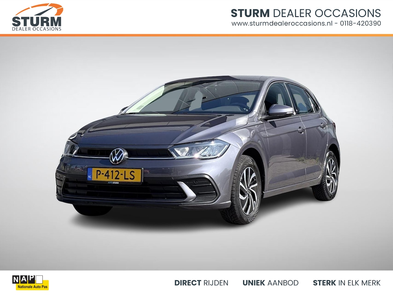 Volkswagen Polo - 1.0 TSI Life Automaat | Apple Carplay/Android Auto | LED Koplampen | Park. Sensoren | Rijk - AutoWereld.nl
