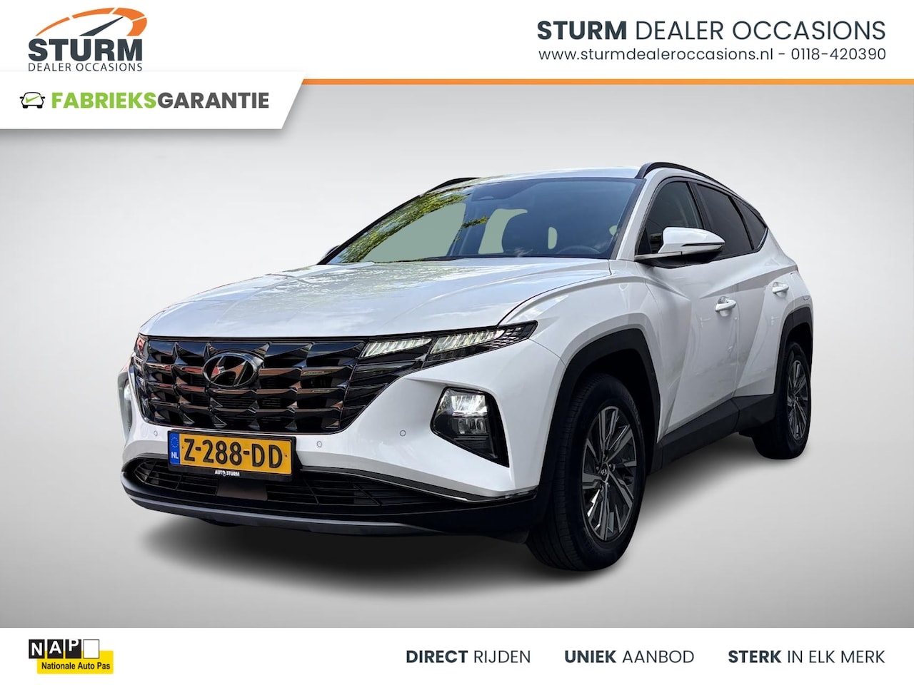 Hyundai Tucson - 1.6 T-GDI HEV Comfort Smart | Navigatie | Camera | Apple Carplay/Android Auto | Stuur- + S - AutoWereld.nl