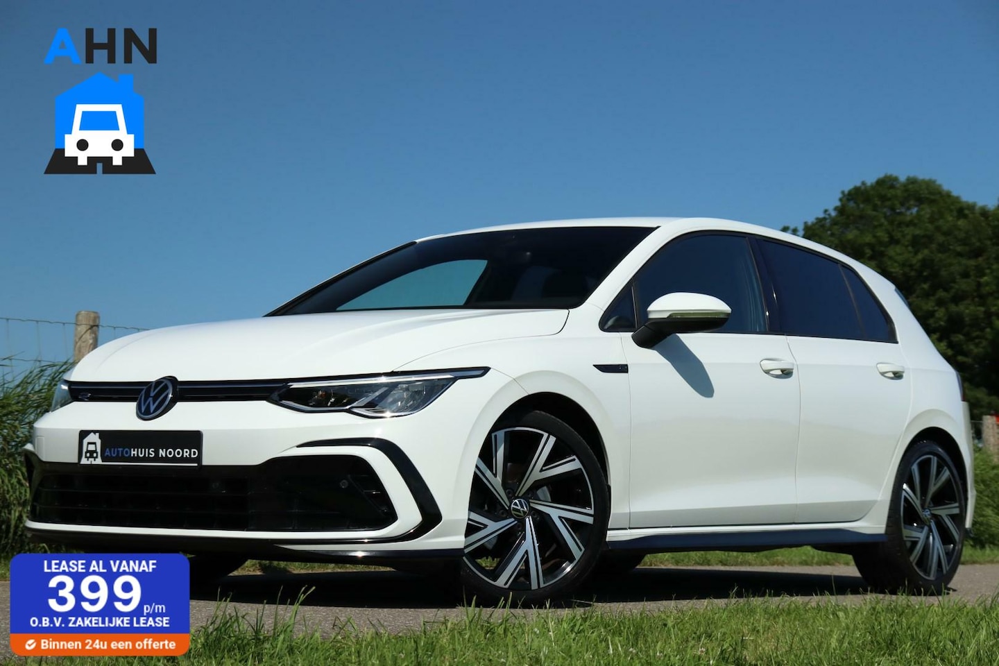 Volkswagen Golf - 8 1.5 eTSI / 3x R-Line / DSG / DAB / CarPlay / Navi / 150pk / LED / 18"! - AutoWereld.nl