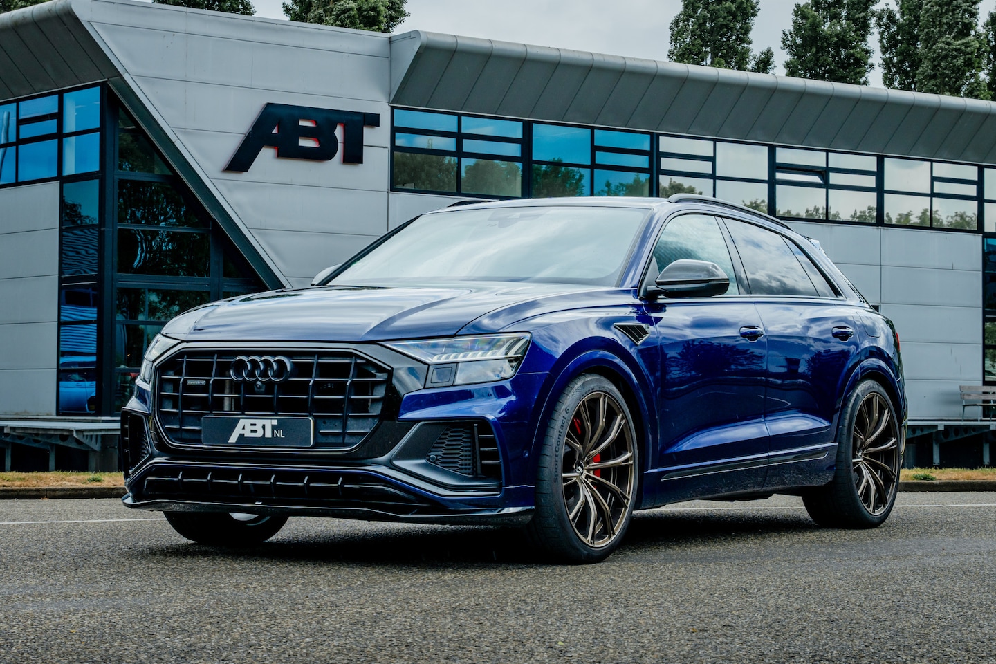 Audi Q8 - 55 TFSIe 465 pk Pro Line S ABT Aero | ABT Power S 465pk | Panoramadak | Carbon exterieur p - AutoWereld.nl