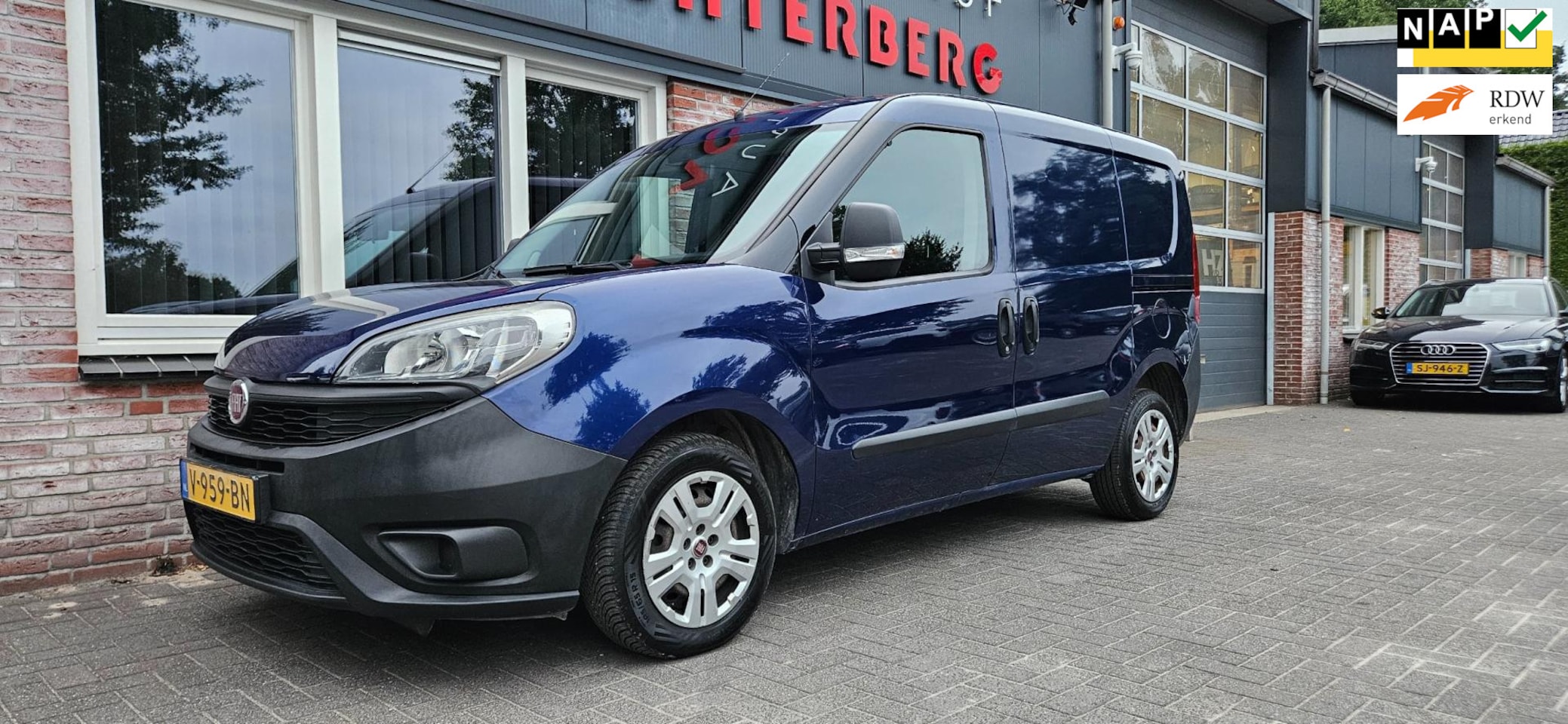 Fiat Doblò Cargo - 1.3 MJ L1H1 Trekhaak! 2-Schuifdeuren! NAP! Nieuwe Apk! - AutoWereld.nl