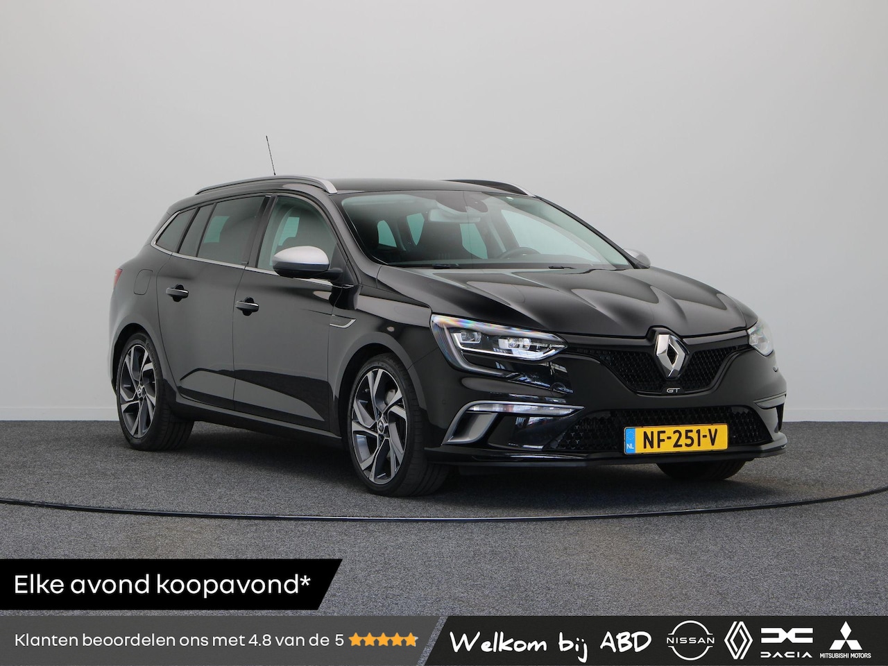 Renault Mégane Estate - 1.6 TCe 205PK GT | Trekhaak | Stoelverwarming | Bose premium audio | Vierwielbesturing | A - AutoWereld.nl