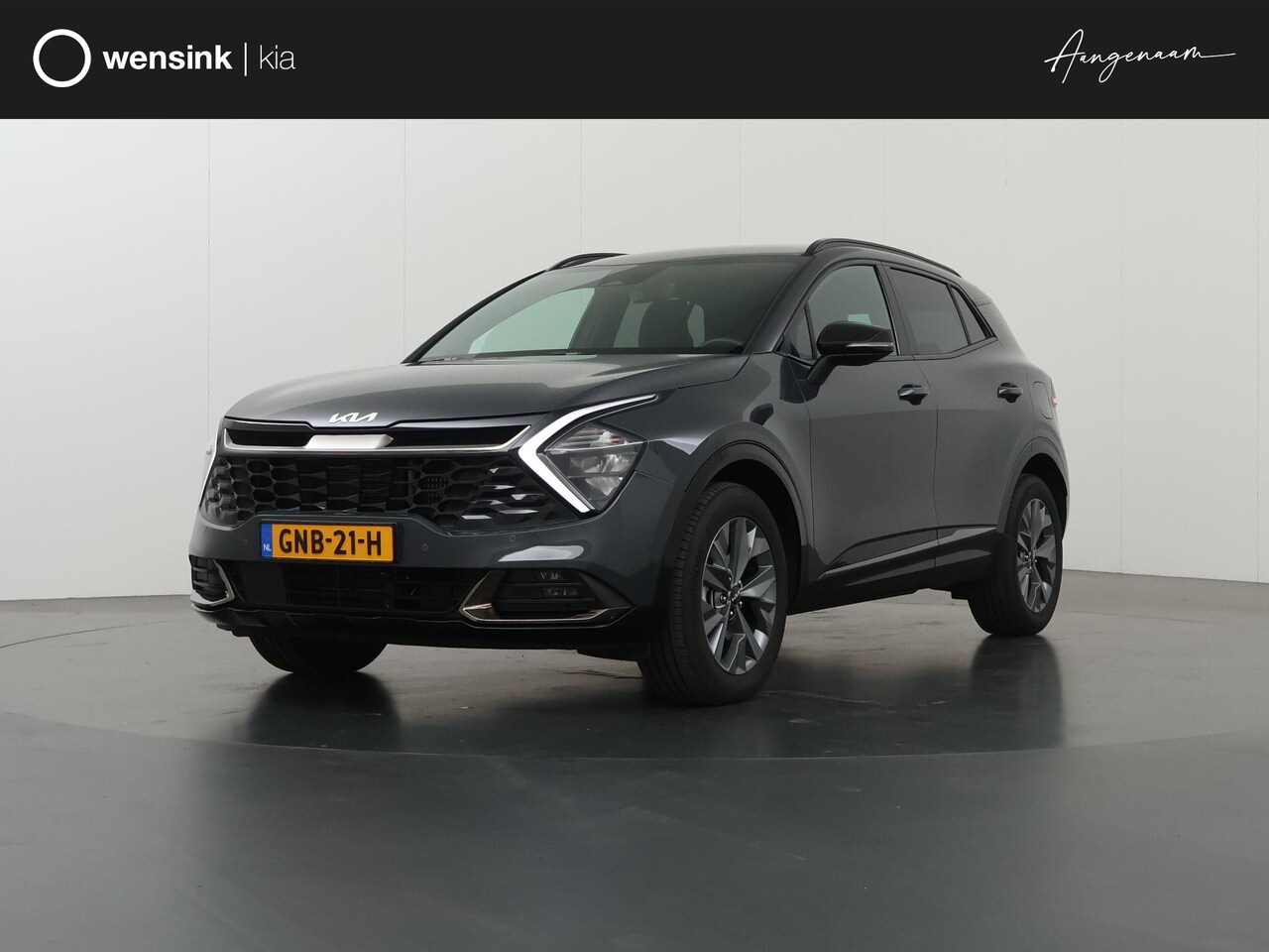 Kia Sportage - 1.6 T-GDi Hybrid Dark Edition | Lederen bekleding | Stoel/Stuurwielverwarming | Elektrisch - AutoWereld.nl