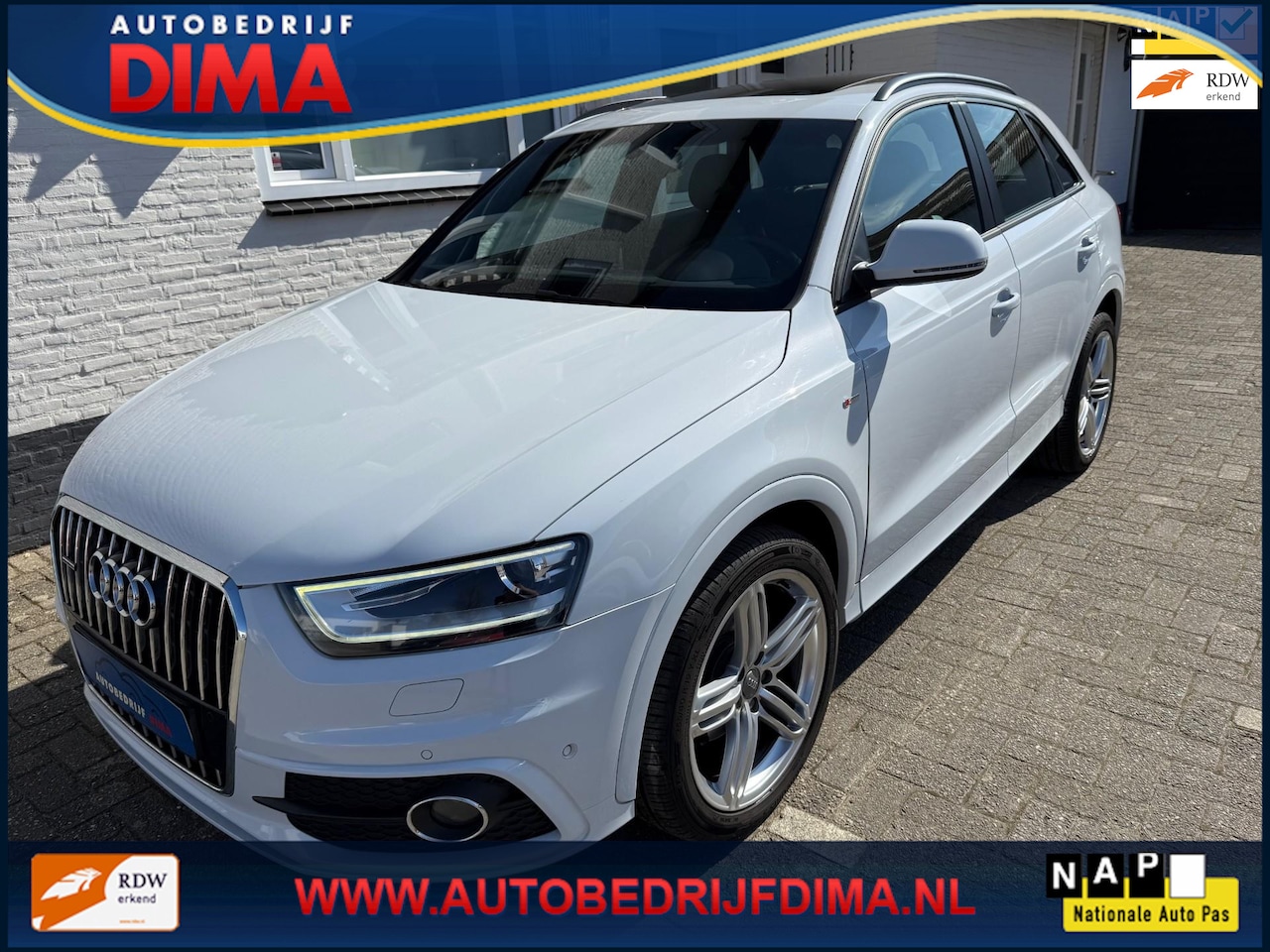 Audi Q3 - 2.0 TFSI quattro Pro Line 2x S-Line/ Pano/ Navi/ 1e Eigenaar/ Leder - AutoWereld.nl